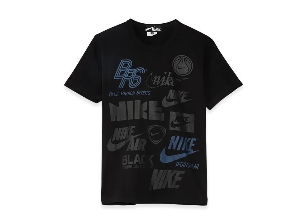 COMME des GARCONS x Nike Oversized Logo T-Shirt "Black"