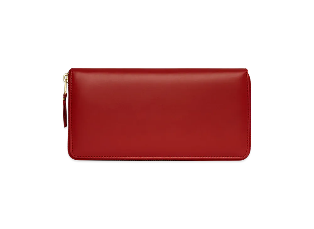 COMME des GARCONS Wallet Colored Leather "Red"