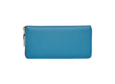 COMME des GARCONS Wallet Colored Leather "Blue"