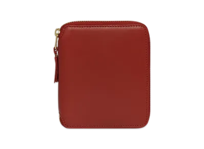 COMME des GARCONS Wallet Colored Leather "Red"