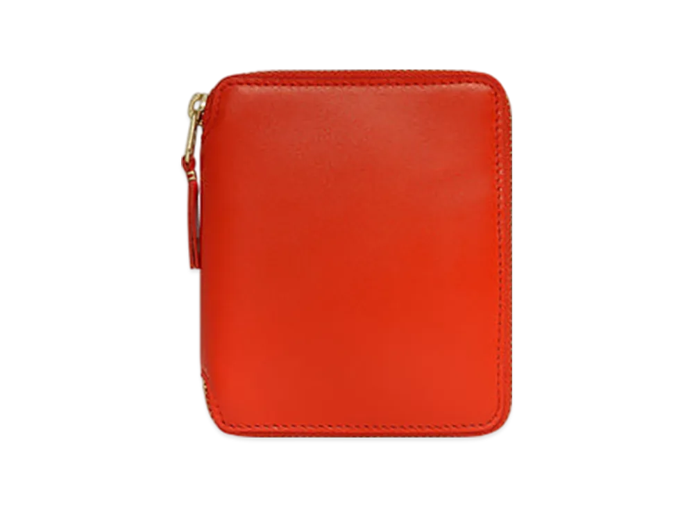 COMME des GARCONS Wallet Colored Leather "Orange"