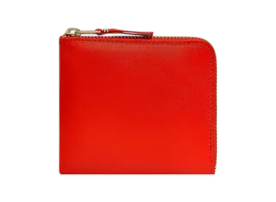 COMME des GARCONS Wallet Colored Leather "Orange"
