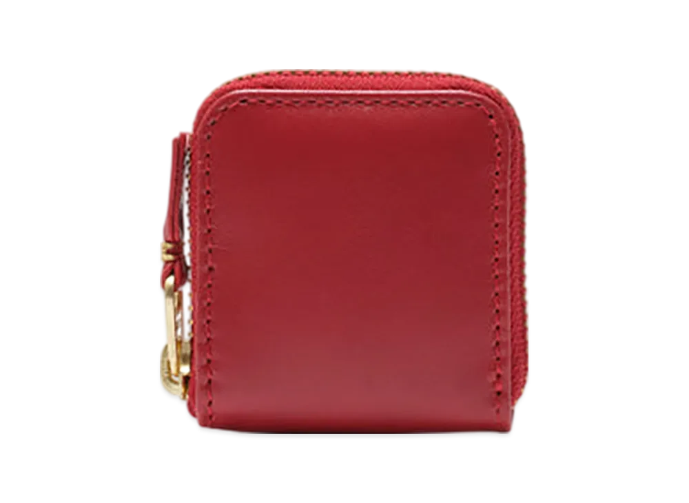 COMME des GARCONS Wallet Colored Leather "Red"
