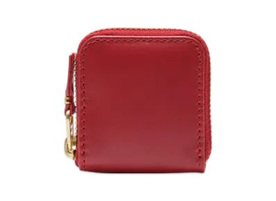 COMME des GARCONS Wallet Colored Leather "Red"