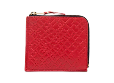 COMME des GARCONS Wallet Embossed Roots "Red"