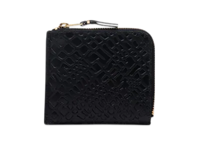 COMME des GARCONS Wallet Embossed Roots "Black"