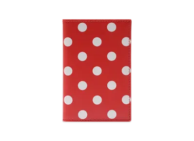 COMME des GARCONS Wallet Dots Printed "Red"
