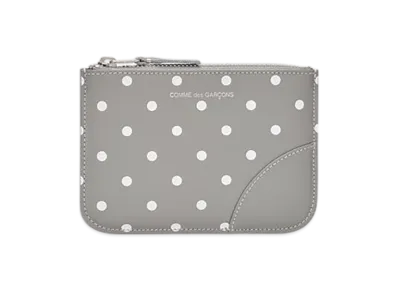 COMME des GARCONS Wallet Polka Dots Printed "Grey"