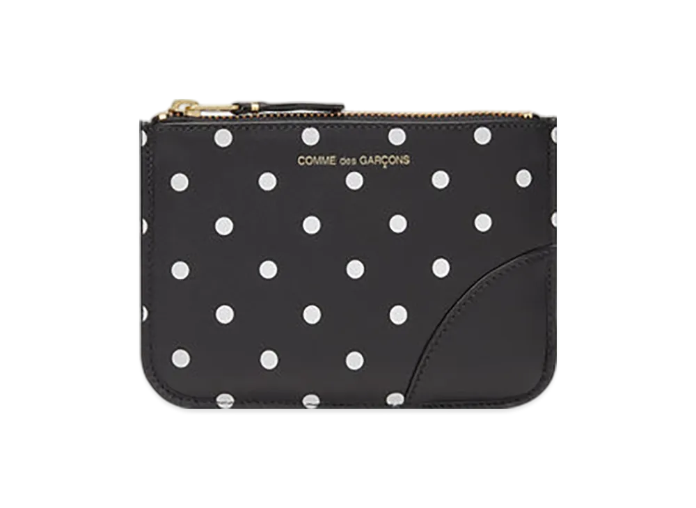 COMME des GARCONS Wallet Polka Dots Printed "Black"