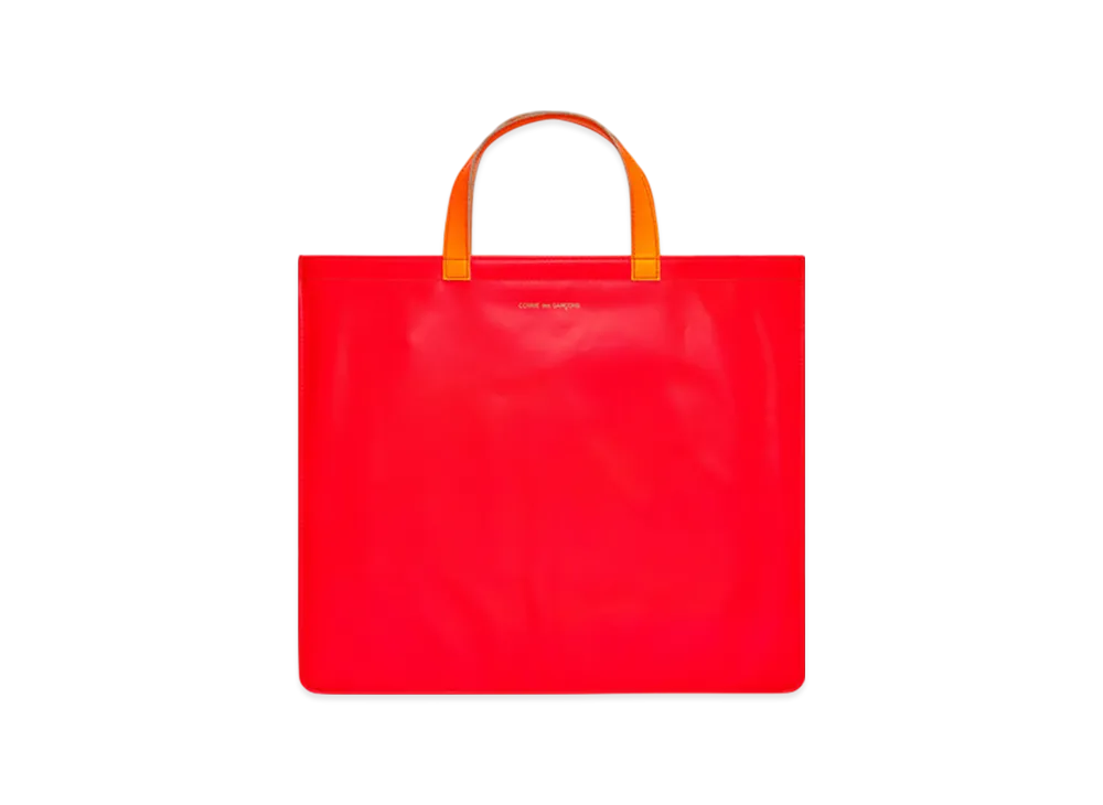 COMME des GARCONS Wallet Super Fluo "Pink/Yellow"