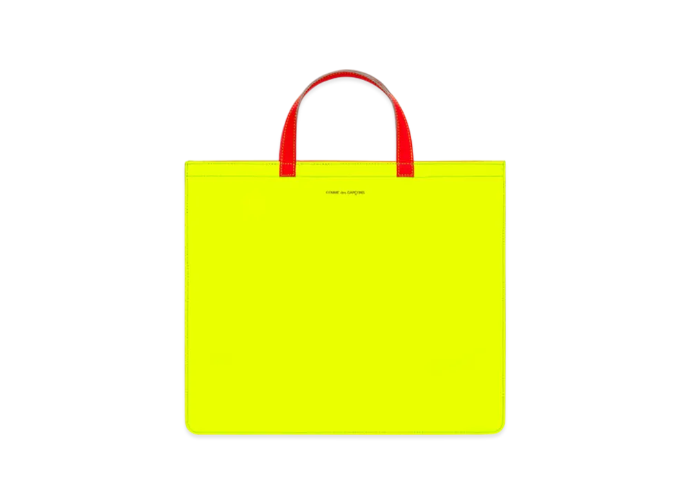 COMME des GARCONS Wallet Super Fluo "Yellow /Orange"