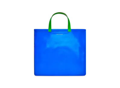 COMME des GARCONS Wallet Super Fluo "Blue/Light Orange"