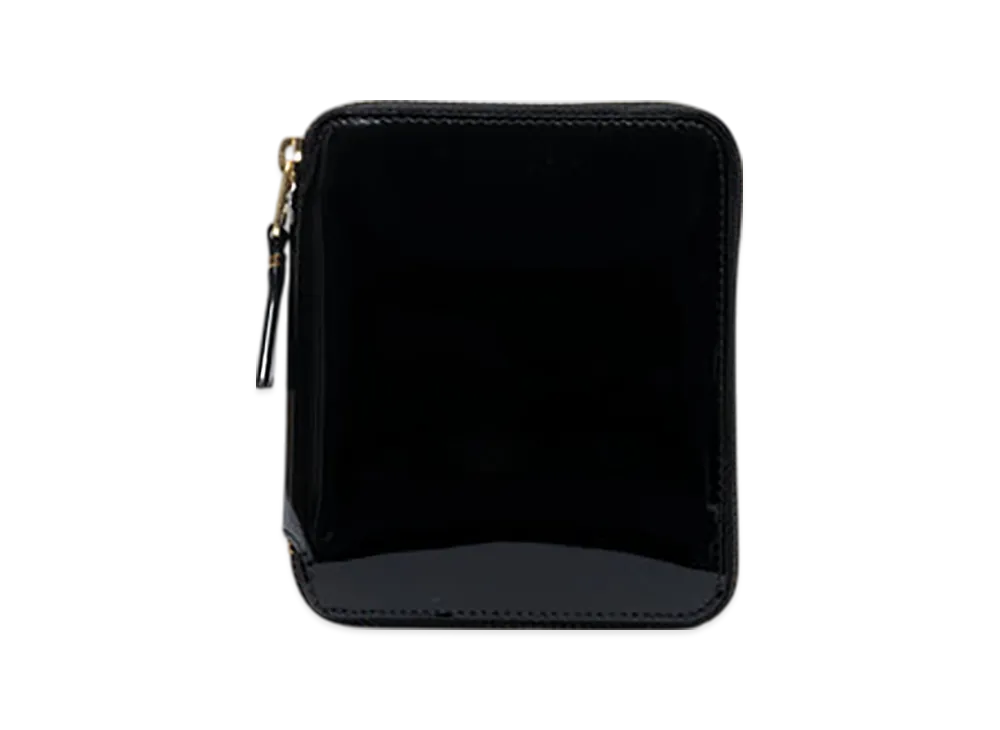 COMME des GARCONS Wallet Glossy Print-K121 "Blackxpolka Dot"