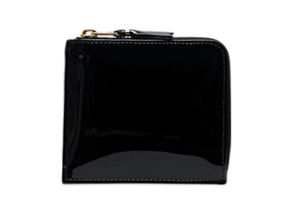 COMME des GARCONS Wallet Glossy Print-K131 "Blackxpolka Dot"