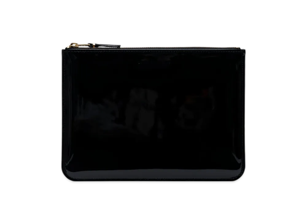 COMME des GARCONS Wallet Glossy Print-K151 "Blackxpolka Dot"