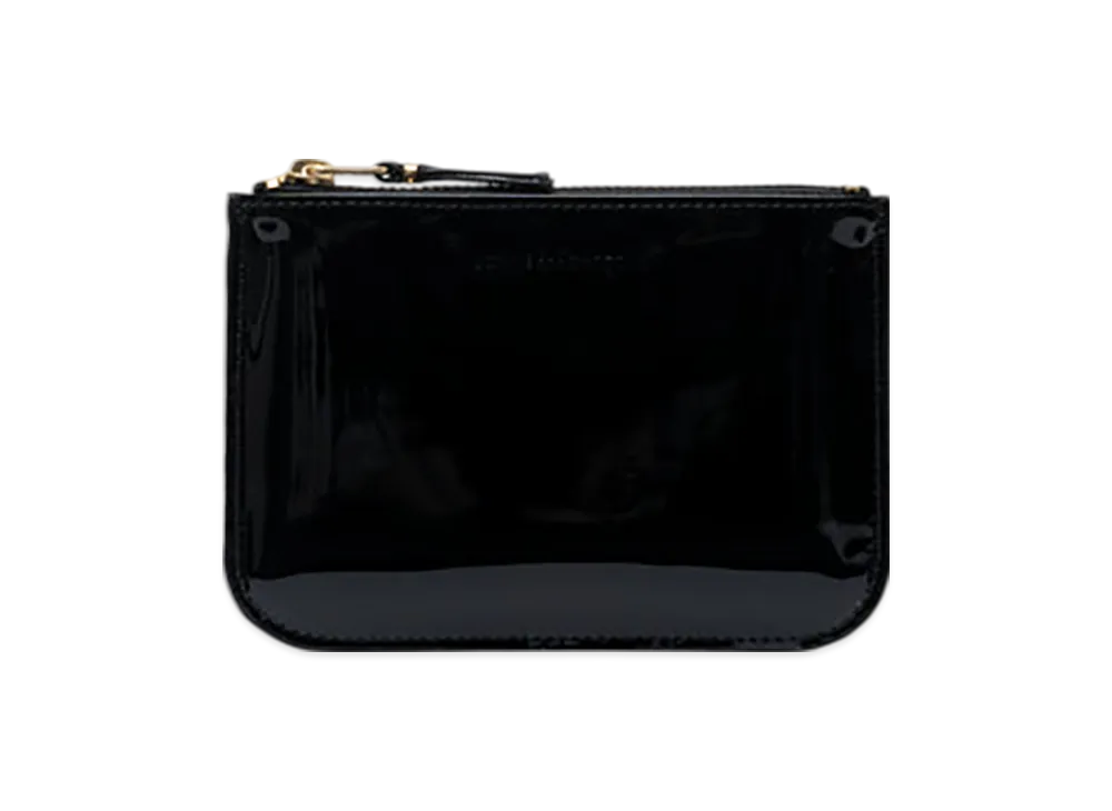 COMME des GARCONS Wallet Glossy Print-K181 "Blackxpolka Dot"