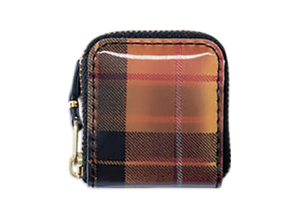 COMME des GARCONS Wallet Lenticular Tartan D "Red/Yellow"