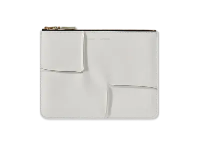 COMME des GARCONS Wallet Reversed Hem "White"