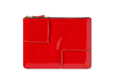 COMME des GARCONS Wallet Reversed Hem "Red"