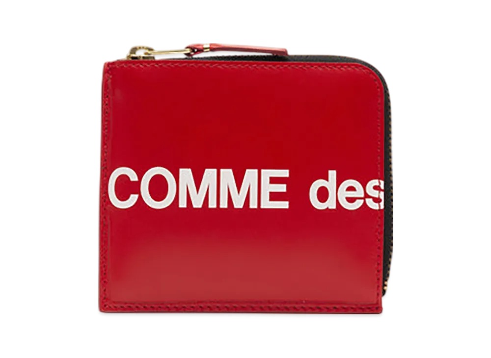 COMME des GARCONS Wallet Huge Logo "Red"