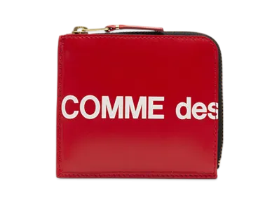 COMME des GARCONS Wallet Huge Logo "Red"