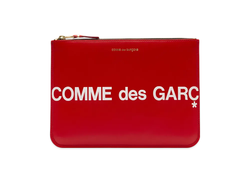 COMME des GARCONS Wallet Huge Logo "Red"