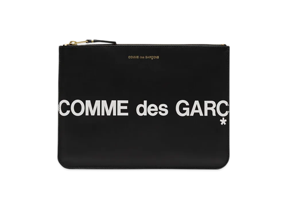 COMME des GARCONS Wallet Huge Logo "Black"