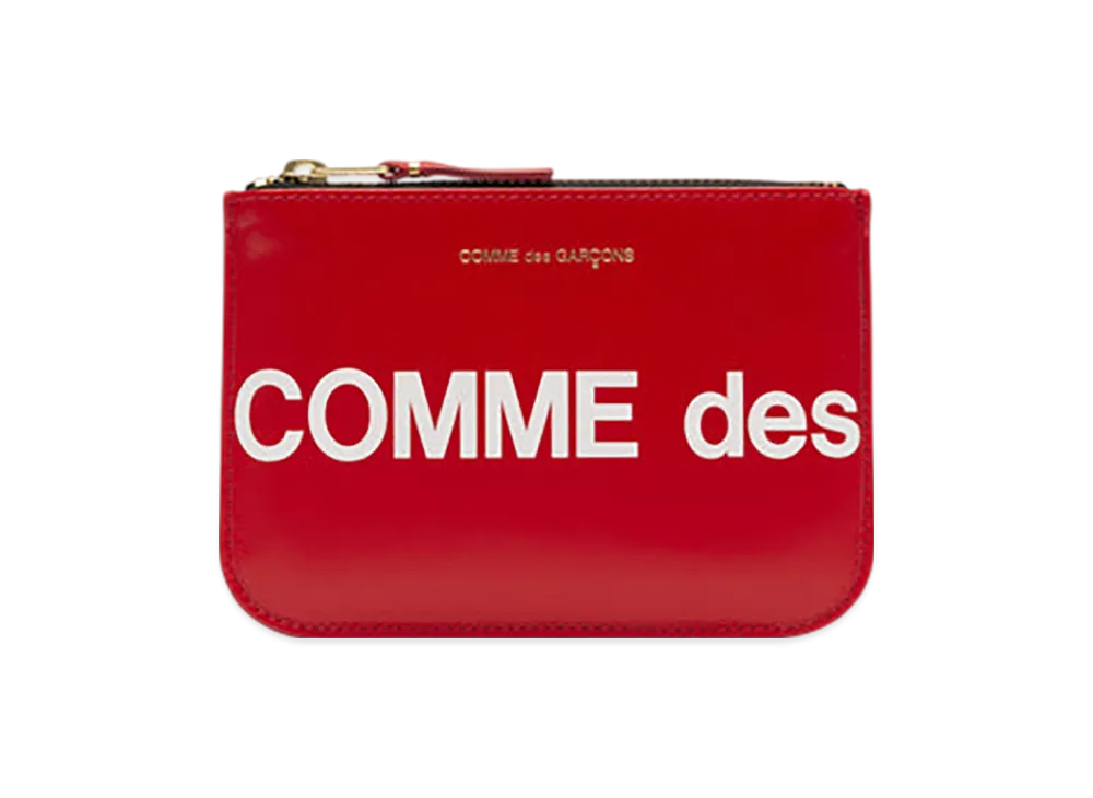 COMME des GARCONS Wallet Huge Logo "Red"
