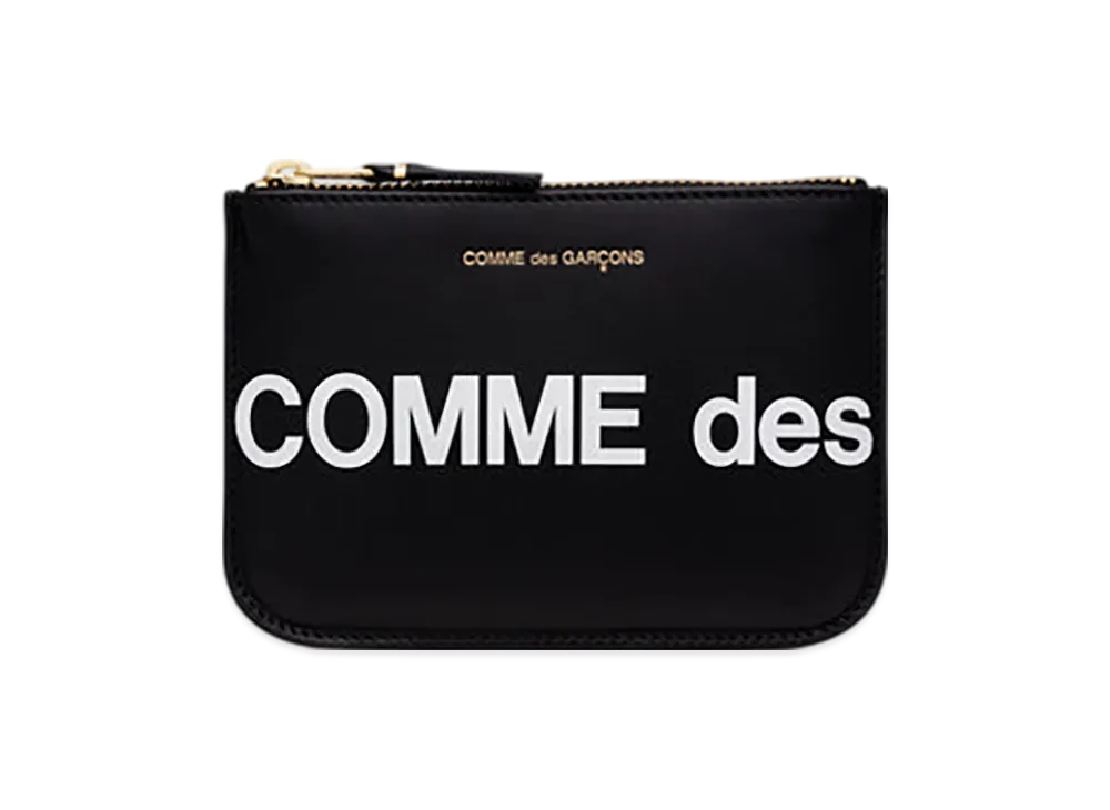 COMME des GARCONS Wallet Huge Logo "Black"