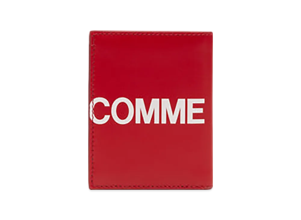 COMME des GARCONS Wallet Huge Logo "Red"