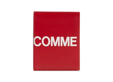 COMME des GARCONS Wallet Huge Logo "Red"