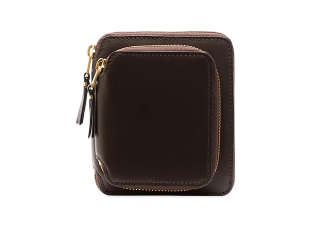 COMME des GARCONS Wallet Classic Leather Outside Pocket Wallet "Brown"