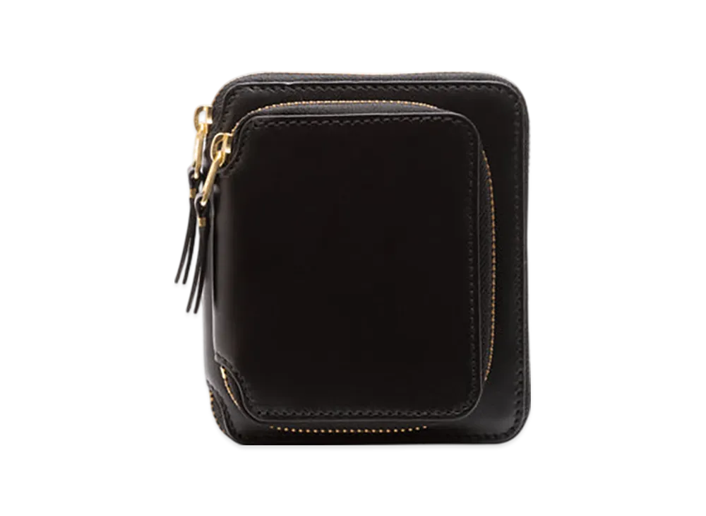 COMME des GARCONS Wallet Classic Leather Outside Pocket Wallet "Black"