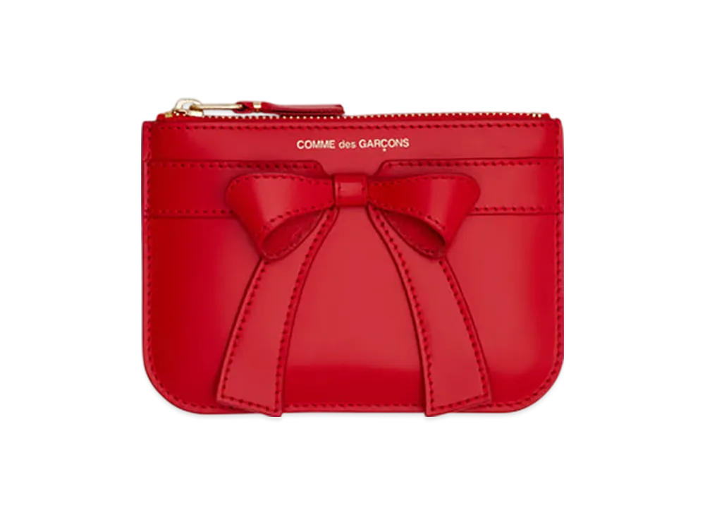 COMME des GARCONS Wallet Big Bow "Red"