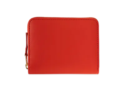 COMME des GARCONS Wallet Colored Leather Wallet "Red"