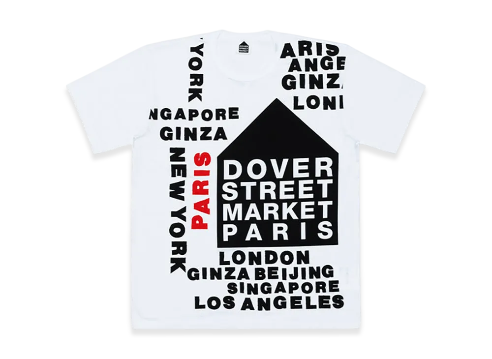 COMME des GARCONS x DSM Exclusive Paris Cotton Jersey Tee "White"