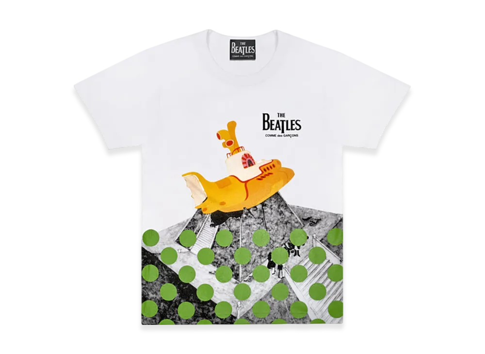 COMME des GARCONS x The Beatles Printed T-Shirt "White"
