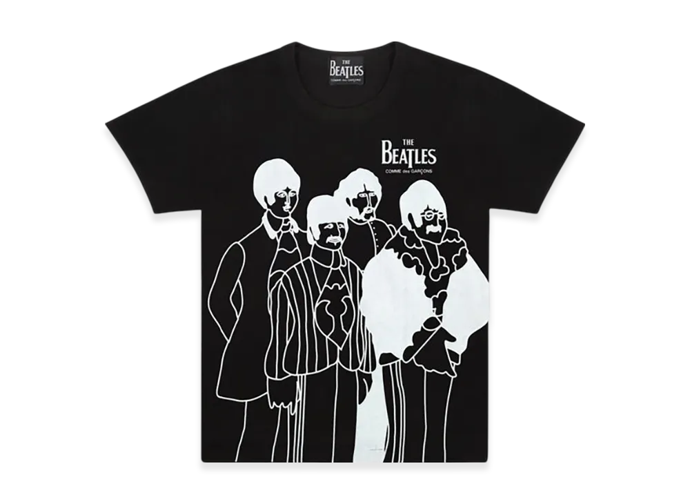COMME des GARCONS x The Beatles Printed T-Shirt "Black"