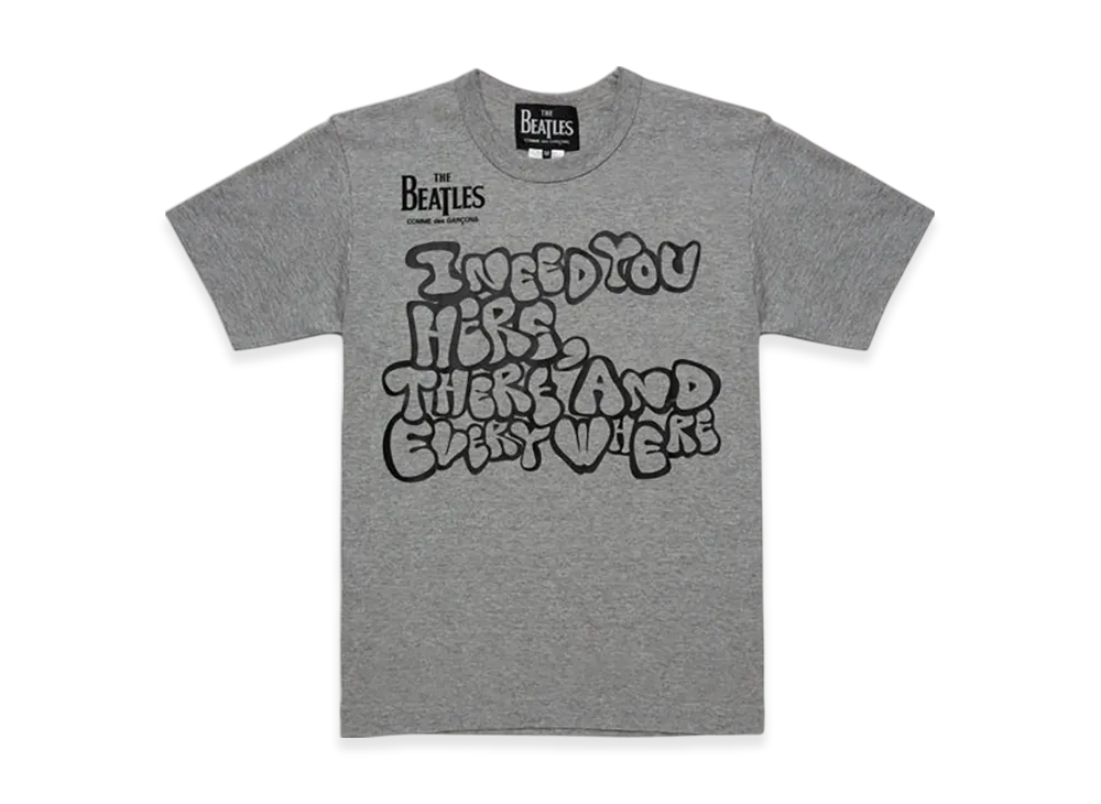 COMME des GARCONS x The Beatles T-Shirt "Gray"