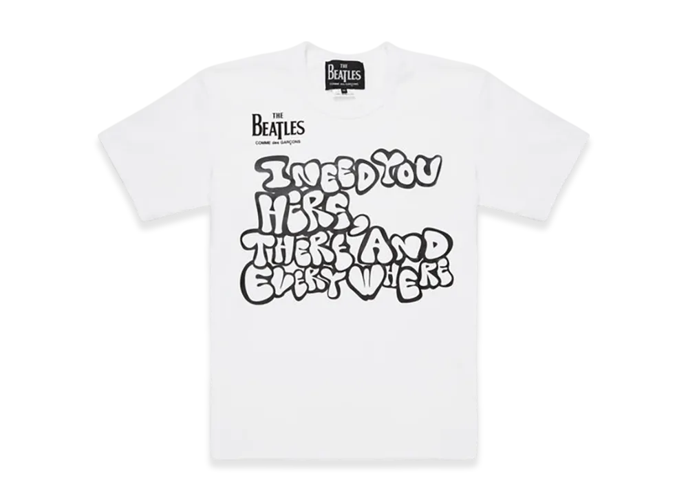 COMME des GARCONS x The Beatles T-Shirt "White"