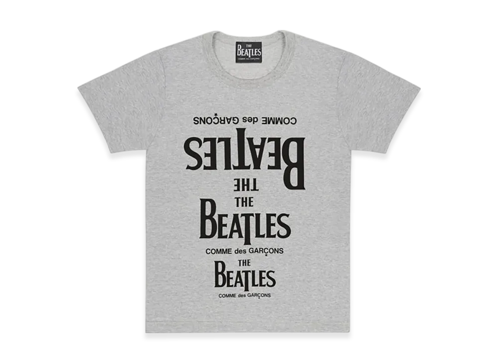 COMME des GARCONS x The Beatles Rubber Printed T-Shirt "Grey"