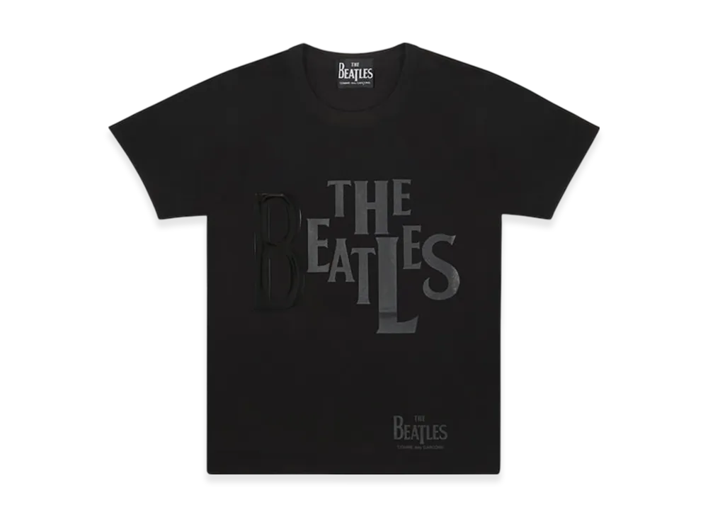 COMME des GARCONS x The Beatles Rubber Printed T-Shirt "Black"