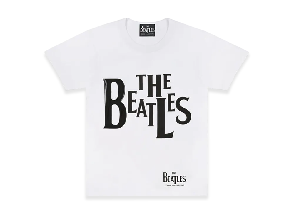 COMME des GARCONS x The Beatles Rubber Printed T-Shirt "White"