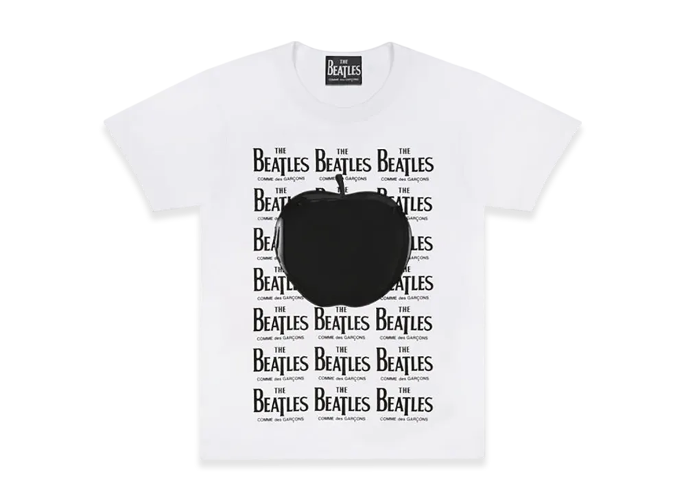 COMME des GARCONS x The Beatles Rubber Printed T-Shirt "White"
