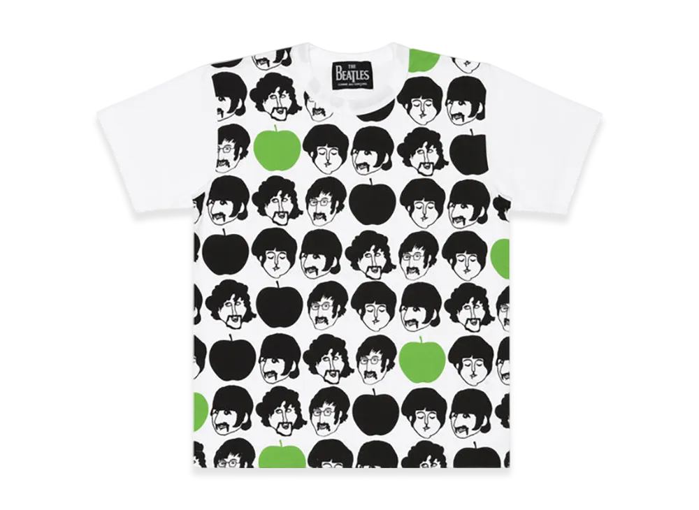 COMME des GARCONS x The Beatles Printed T-Shirt "White"