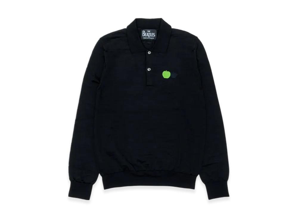 COMME des GARCONS x The Beatles One Point Knit Polo "Black"
