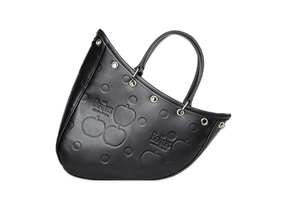 COMME des GARCONS x The Beatles Apple Polka Dot Embossed Bag Mini "Black"