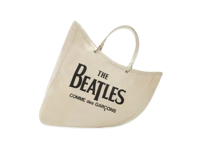 COMME des GARCONS x The Beatles Cotton Canvas Boat Bag "Beige"