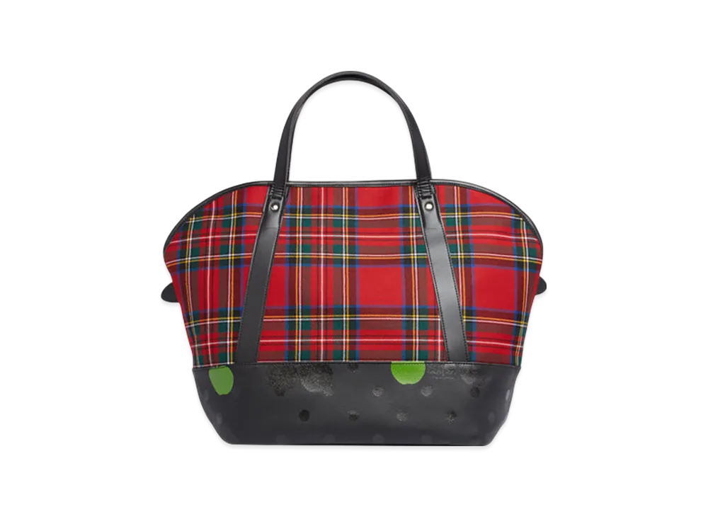 COMME des GARCONS x The Beatles Tartan Check Bag Small "Redish"
