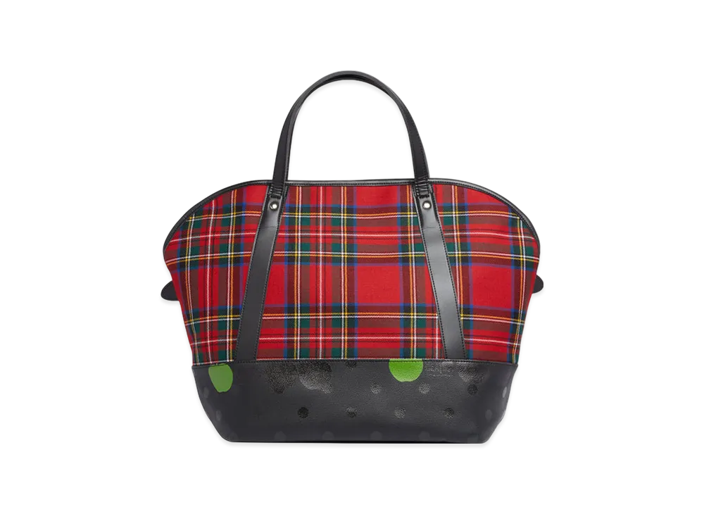 COMME des GARCONS x The Beatles Tartan Check Bag Large "Redish"